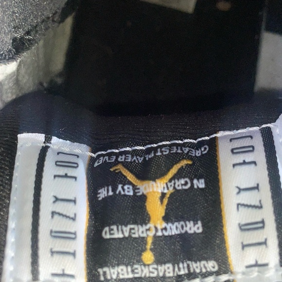 Jordan Black and White Athletic Shoes - Picture 6 of 16